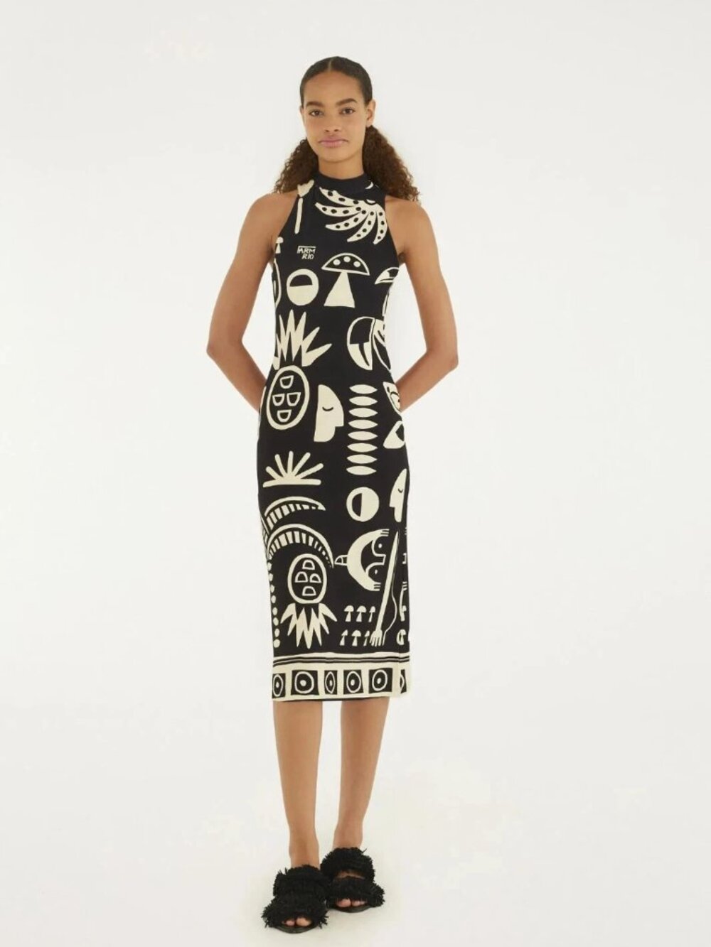 NWT FARM RIO DRESS WITH TAGS SIZE MEDIUM PK6502 I 4/5 js